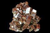 Ruby Red Vanadinite Crystal Cluster - Large Crystals #133729-1